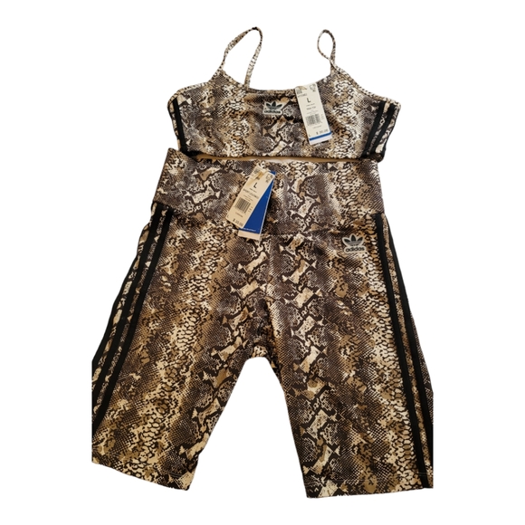 NWT Adidas Top/Short Python Set - Picture 4 of 6